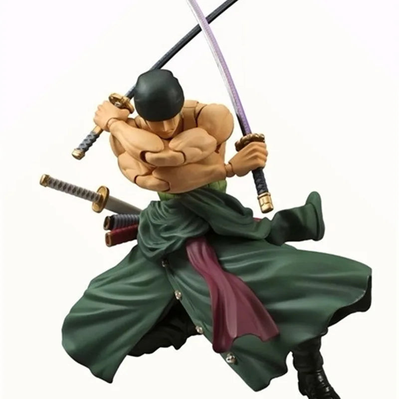 Anime One Piece BJD Roronoa Zoro Joints Moveable PVC Action Figure Collection Model Toys