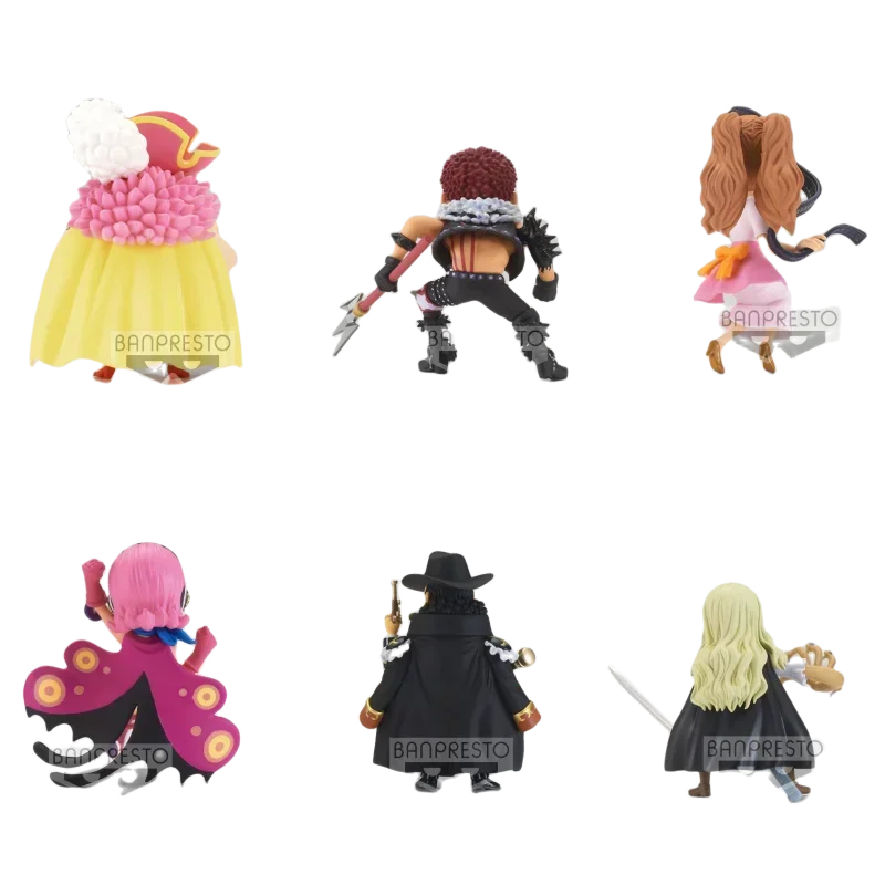 Genuine Bandai ONE PIECE WCF WT100 VOL9 Charlotte Linlin Reiju Anime Action Figures Model Figure Toys Gift for Toys Hobbies Kids