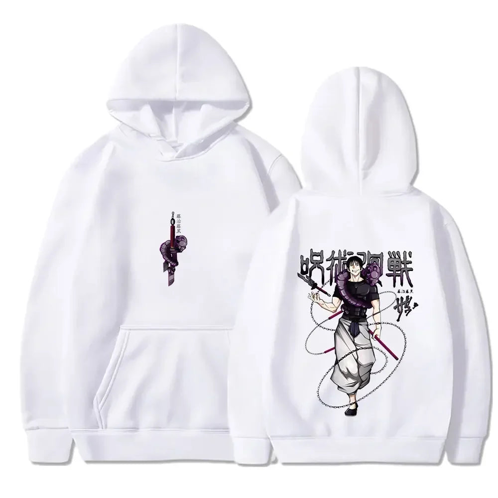 Jujutsu Kaisen anime hoodie men's Fushiguro Toji printed hip-hop style men's casual Gothic sweatshirt