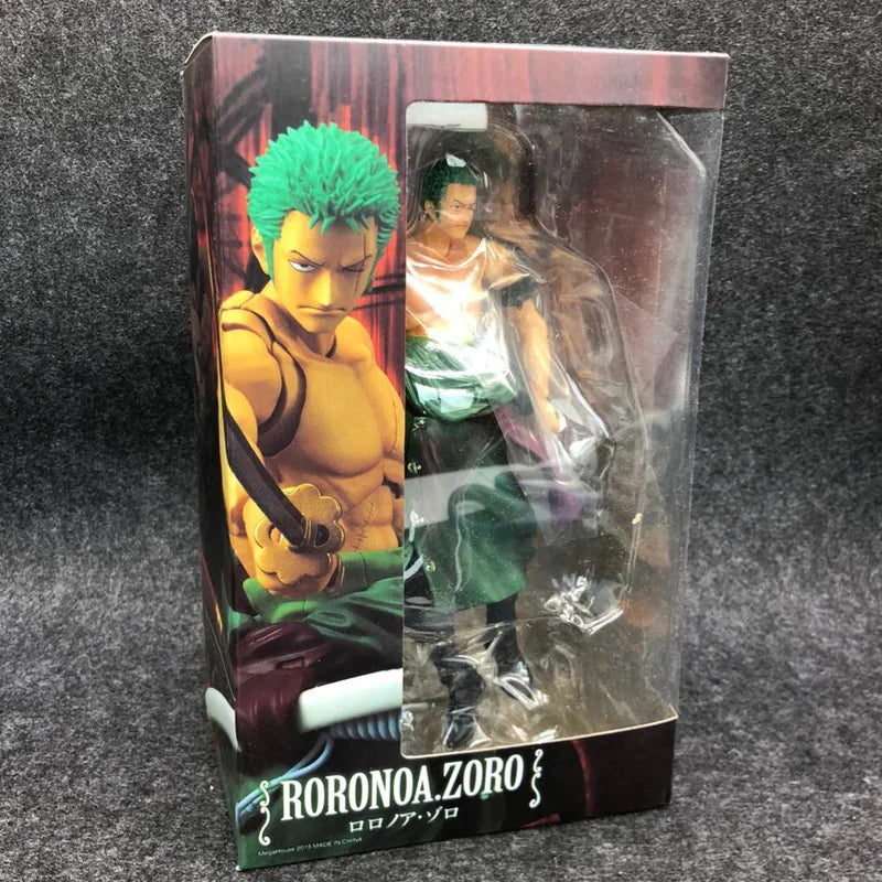 Anime One Piece 18cm BJD Joints Moveable Luffy Zoro Ace PVC Action Figure Collection Model Toys