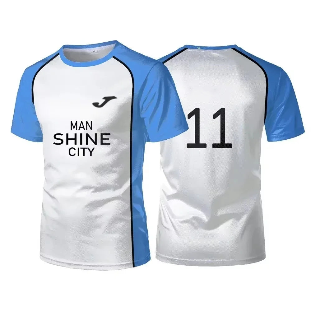 Cartoon Anime Blue Lock Cosplay Sportswear Man Shine City Jersey Men And Women Casual Sports T-shirt  JOMA Printed s Tees
