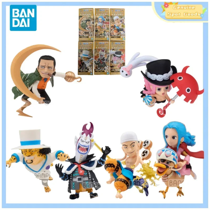 Genuine Bandai ONE PIECE WCF WT100 VOL6 Vivi Enel Anime Action Figures Model Figure Toys Collectible Gift for Toys Hobbies Kids