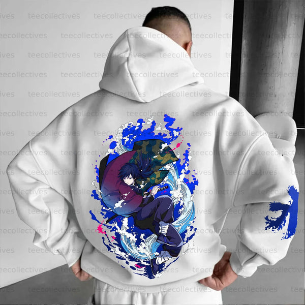 Demon Slayer Parent-child Clothing Autumn Winter Japanese Hot-blooded Anime Classic Characters Comfortable Hoodie Men's Women's