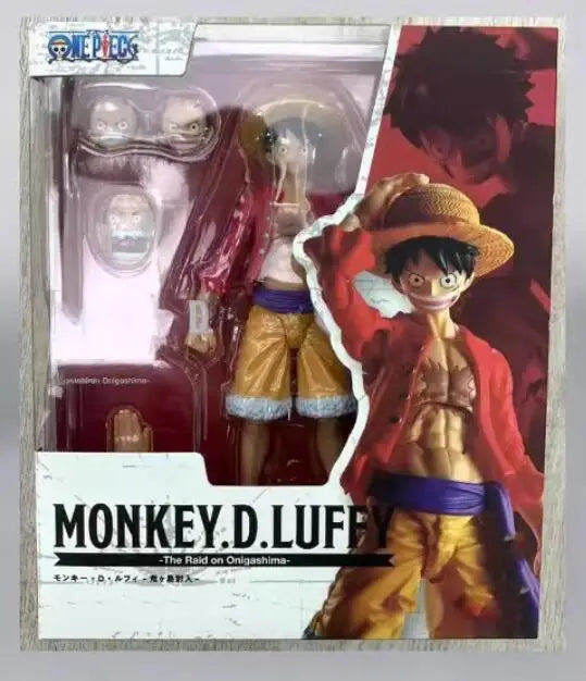 Anime One Piece 18cm BJD Joints Moveable Luffy Zoro Ace PVC Action Figure Collection Model Toys