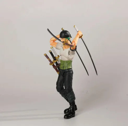 Anime One Piece BJD Roronoa Zoro Joints Moveable PVC Action Figure Collection Model Toys