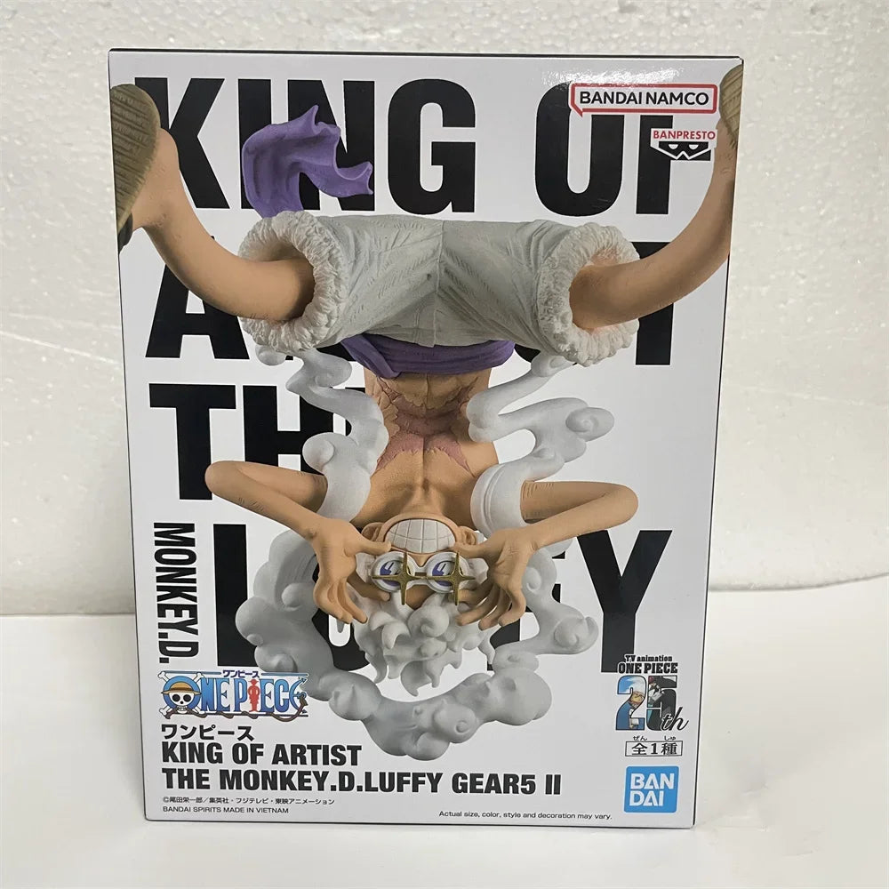 In Stock Original Bandai One Piece Banpresto Koa Artist Luffy King Gear 5 Anime Figures Model Toy Decoration Gift Ornament