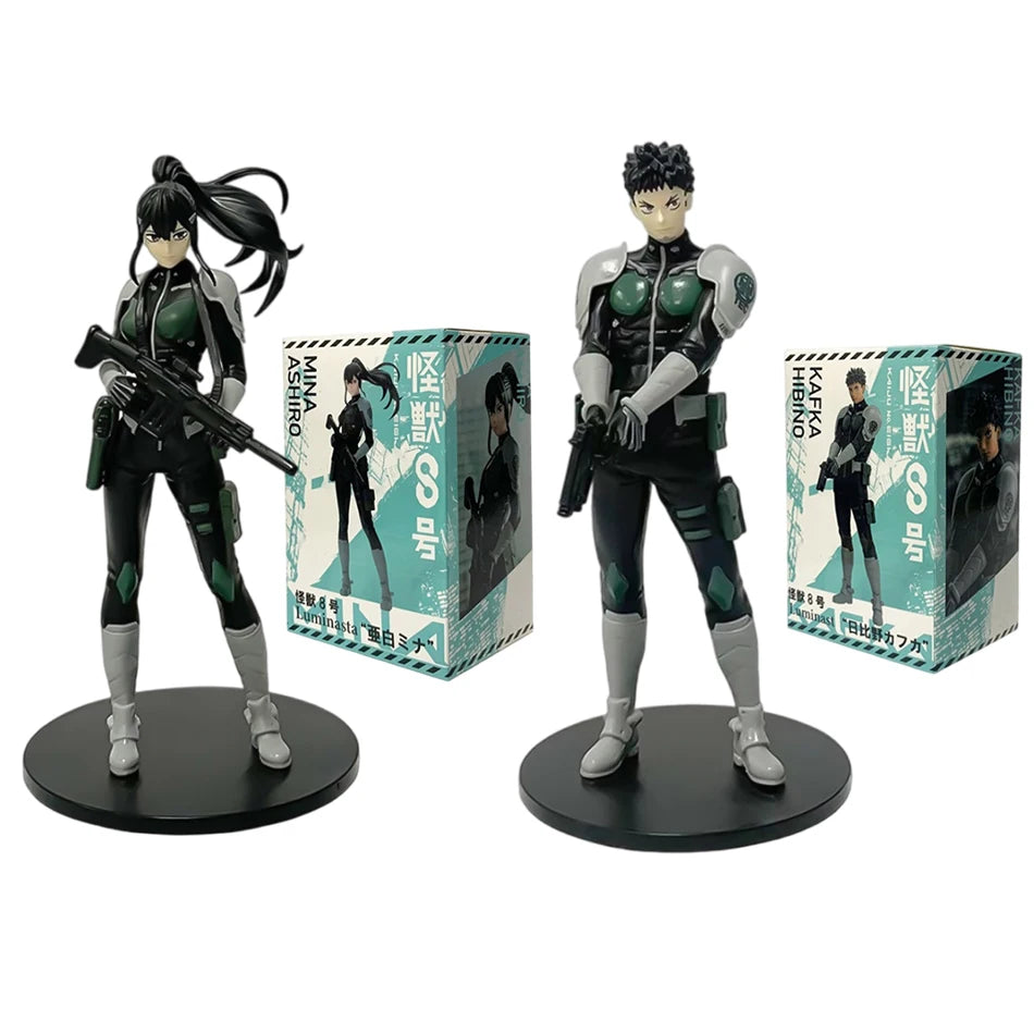 18-19cm Anime Figurine Kaiju No. 8 Yamiwina Hibino Kafka Action Model Pvc Toy Collection Desktop Accessories Gift
