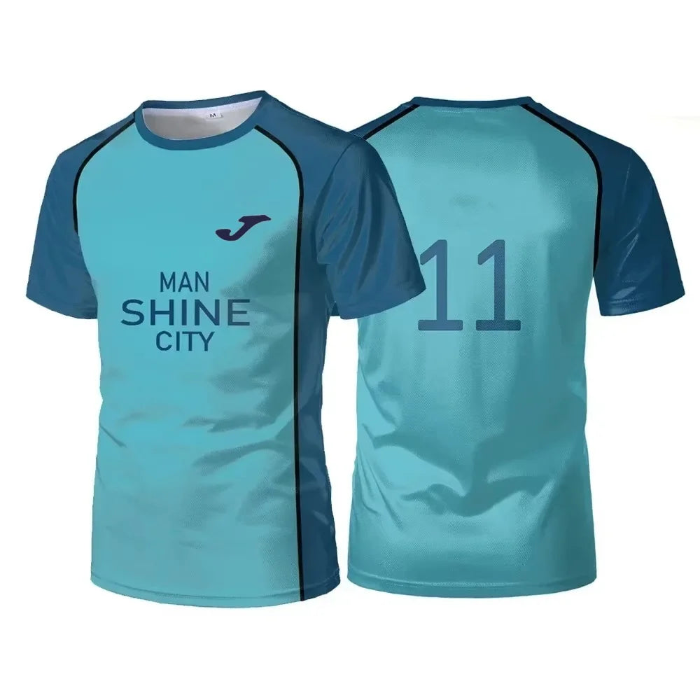 Cartoon Anime Blue Lock Cosplay Sportswear Man Shine City Jersey Men And Women Casual Sports T-shirt  JOMA Printed s Tees