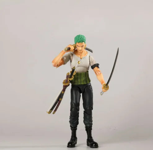 Anime One Piece BJD Roronoa Zoro Joints Moveable PVC Action Figure Collection Model Toys