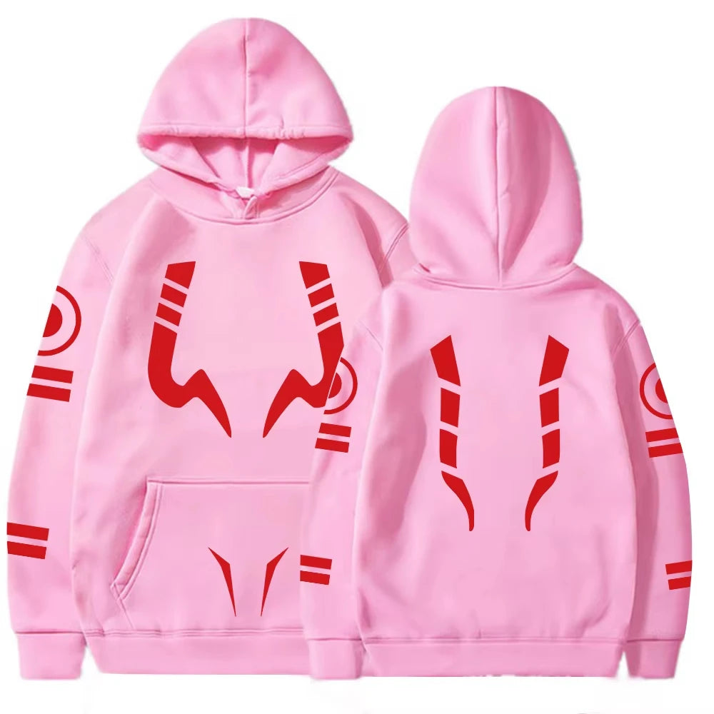Men's Tops Anime Jujutsu Kaisen Ryomen Sukuna Printed Hooded Women Hoodies Plus Size Pullover Harajuku Autumn Winter Sweatshirt