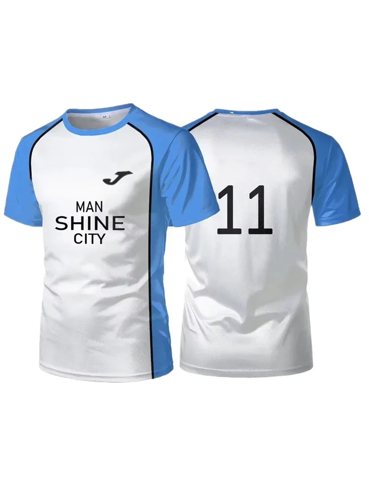 Cartoon Anime Blue Lock Cosplay Sportswear Man Shine City Jersey Men And Women Casual Sports T-shirt  JOMA Printed s Tees