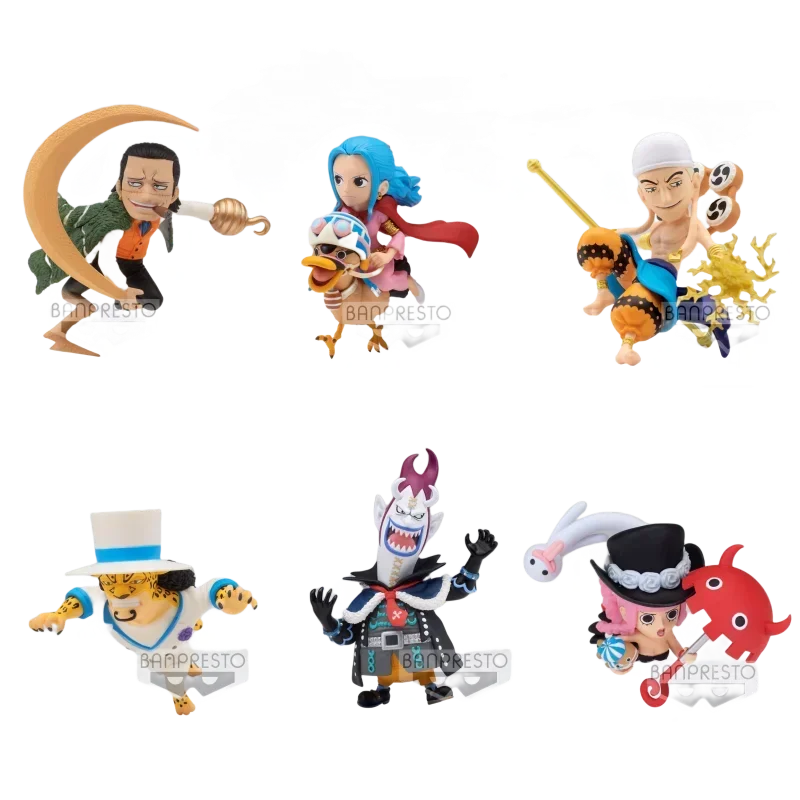 Genuine Bandai ONE PIECE WCF WT100 VOL6 Vivi Enel Anime Action Figures Model Figure Toys Collectible Gift for Toys Hobbies Kids