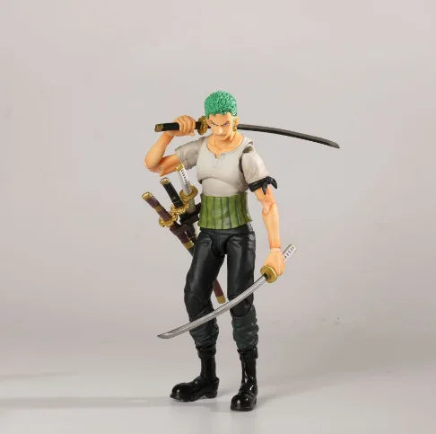 Anime One Piece BJD Roronoa Zoro Joints Moveable PVC Action Figure Collection Model Toys