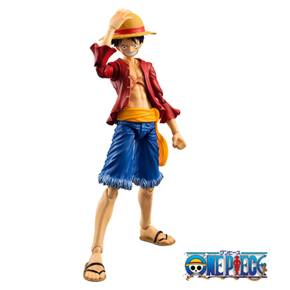 Anime One Piece 18cm BJD Joints Moveable Luffy Zoro Ace PVC Action Figure Collection Model Toys