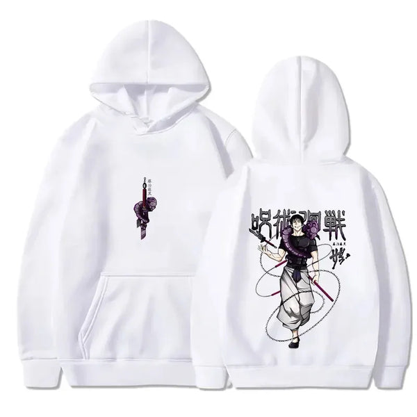 Jujutsu Kaisen anime hoodie men's Fushiguro Toji printed hip-hop style men's casual Gothic sweatshirt