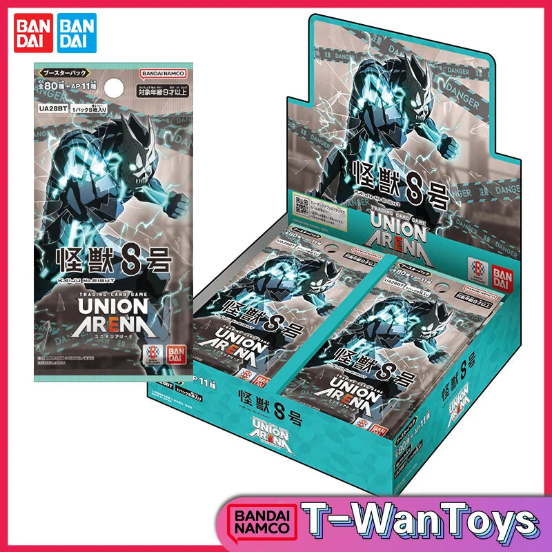 Bandai Union Arena Booster Pack, Kaiju No. 8 (Box) 16 Pack TCG Collectible Card, Japanese Edition Original Genuine, Ship Now