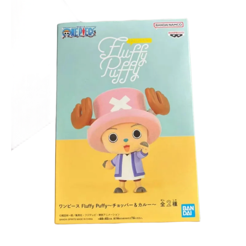 Genuine Bandai ONE PIECE Fluffy Puffy Chopper Karoo Anime Action Model Figure Toys Collectible Gift for Toys Hobbies Children