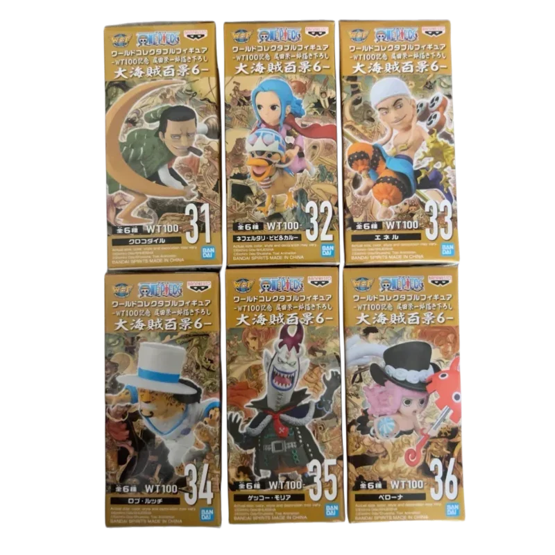 Genuine Bandai ONE PIECE WCF WT100 VOL6 Vivi Enel Anime Action Figures Model Figure Toys Collectible Gift for Toys Hobbies Kids
