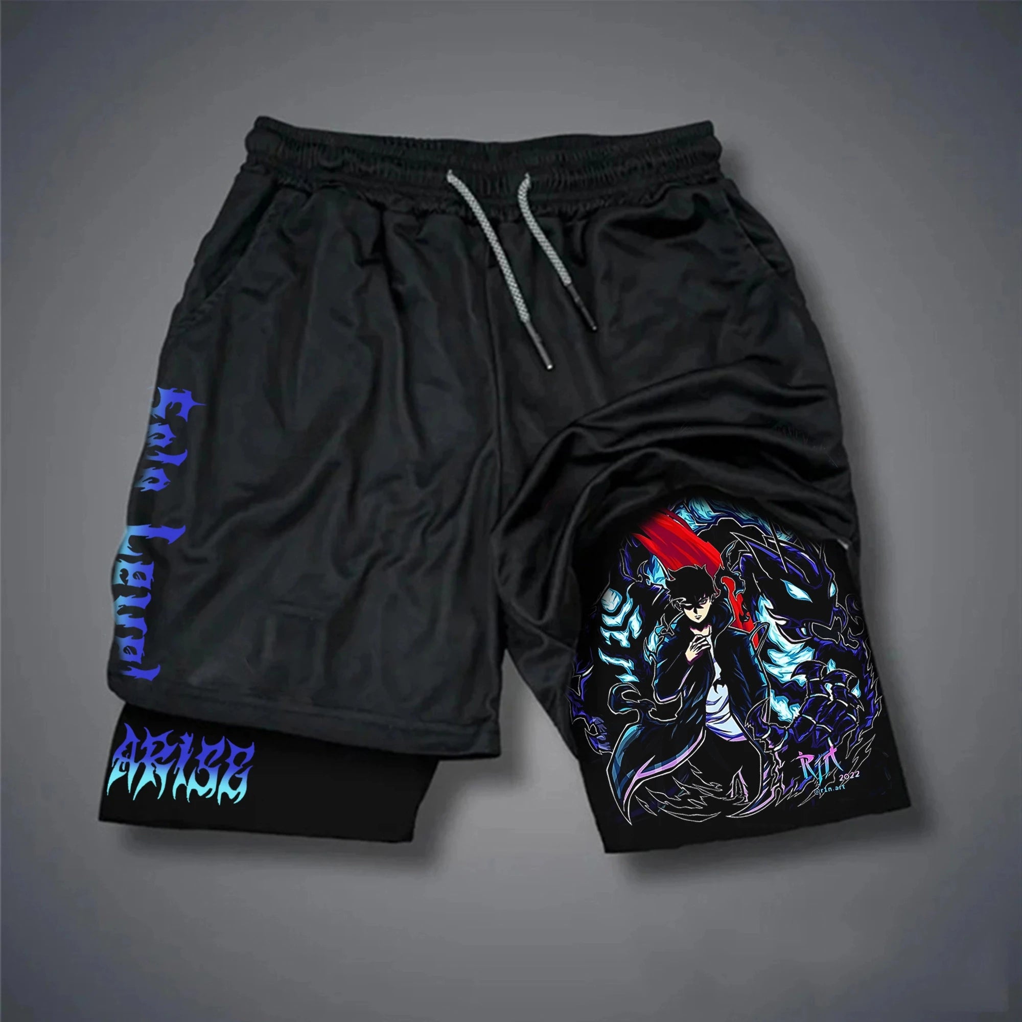 Solo Leveling Hot Blood Anime Print Men's Women's Summer Fashion Street Casual Loose T-Shirt, Hoodie, Shorts and Sweatpants Top