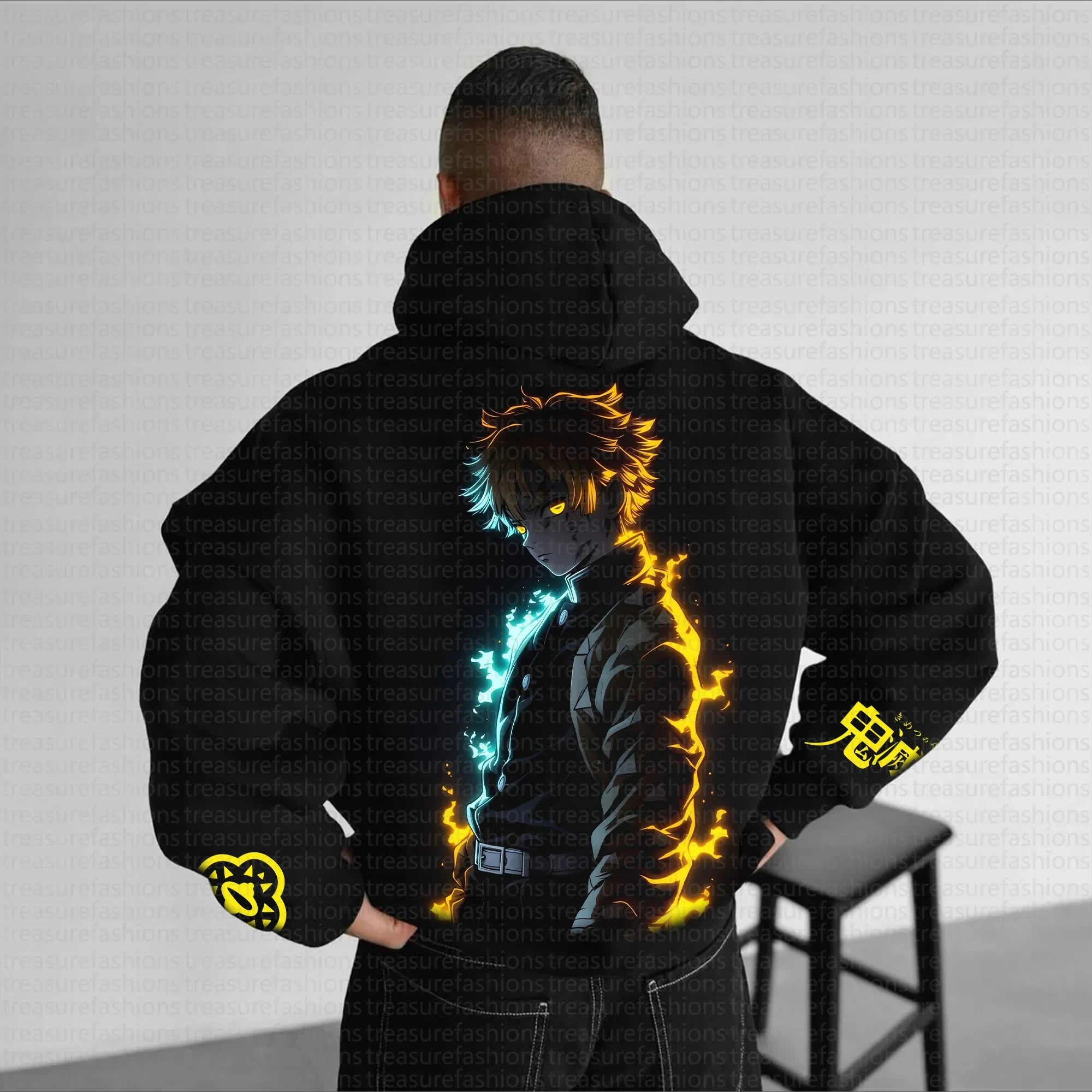 Demon Slayer Autumn and Winter Japanese Hot Blood Animation Classic Character Hoodie Men's and  Women's  Casual and Comfortable