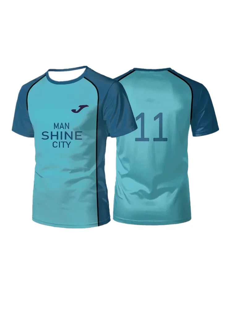 Cartoon Anime Blue Lock Cosplay Sportswear Man Shine City Jersey Men And Women Casual Sports T-shirt  JOMA Printed s Tees