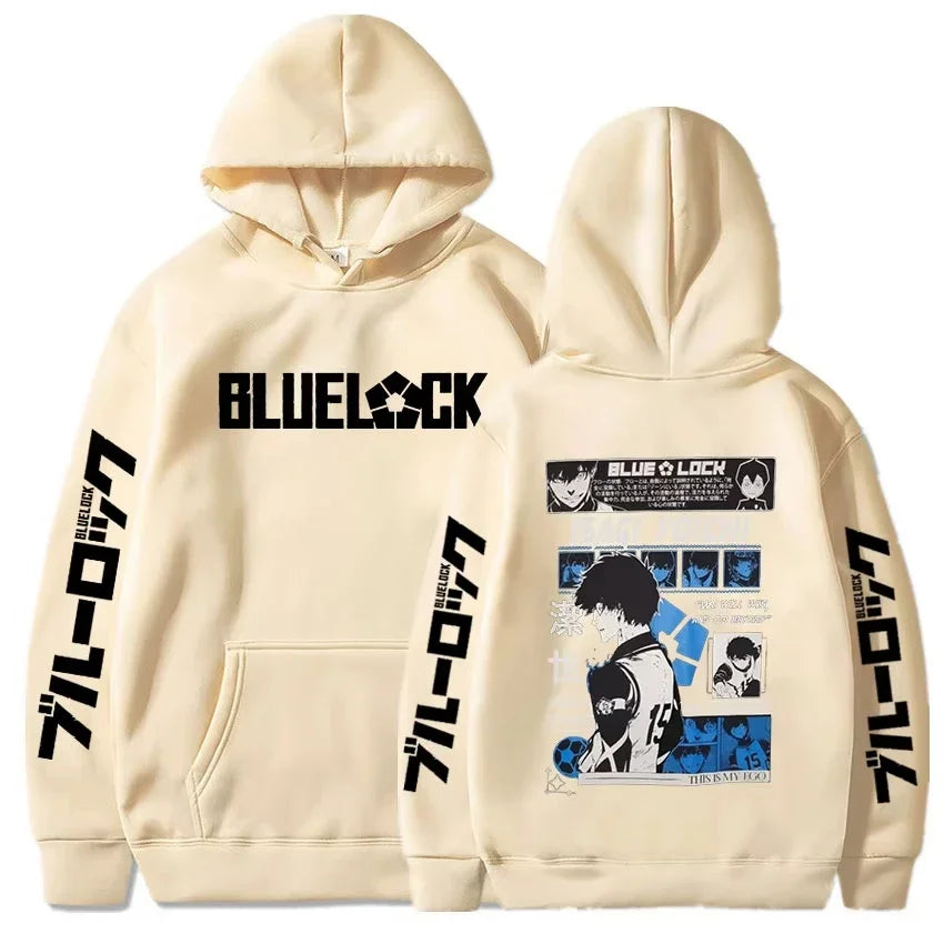 2025 Anime Blue Lock Isagi Yoichi Printed Hooded Men Women Hot Manga Printed Hoodies Streetwear Harajuku