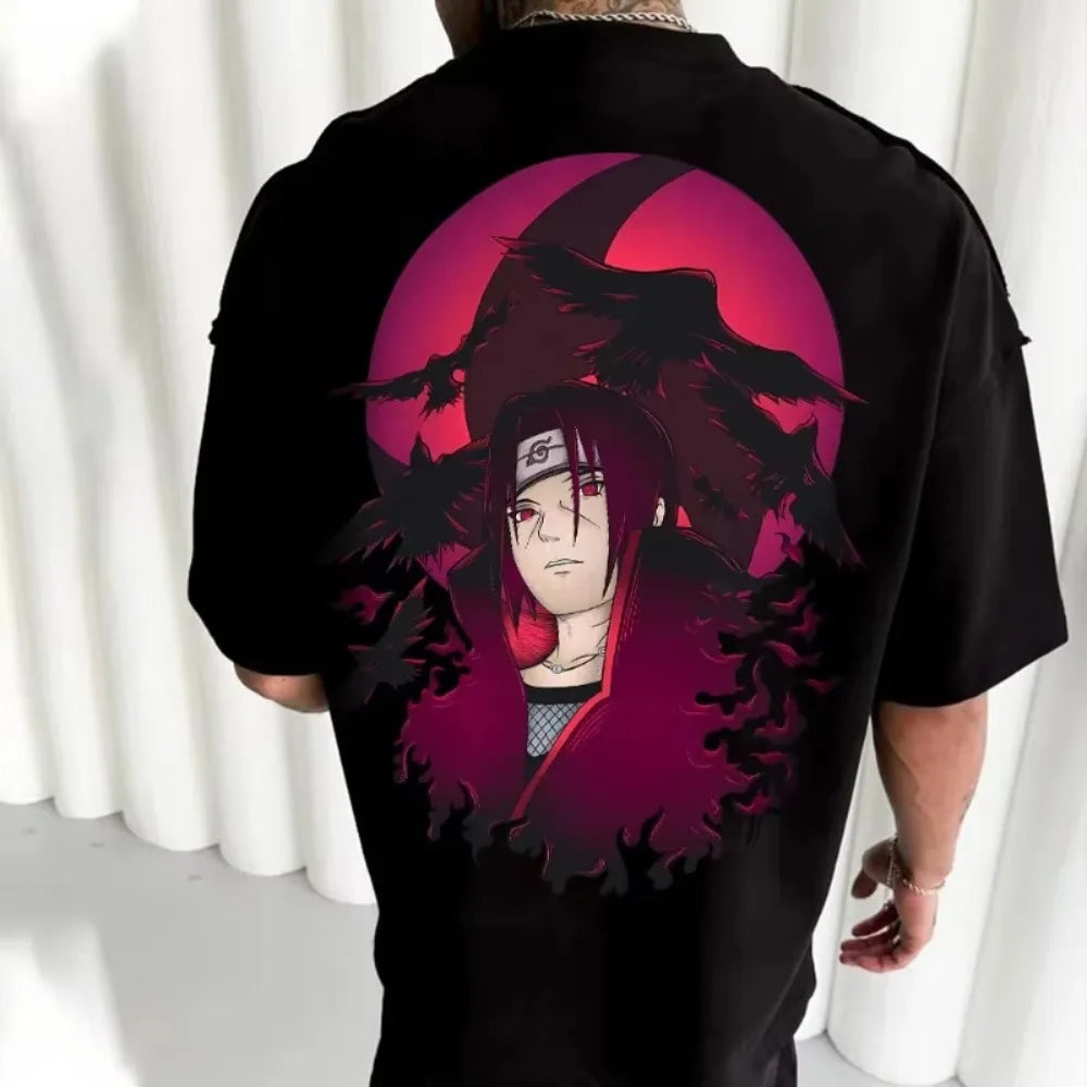 Naruto Uchiha Itachi T-Shirt - Japanese Anime Cotton Tee