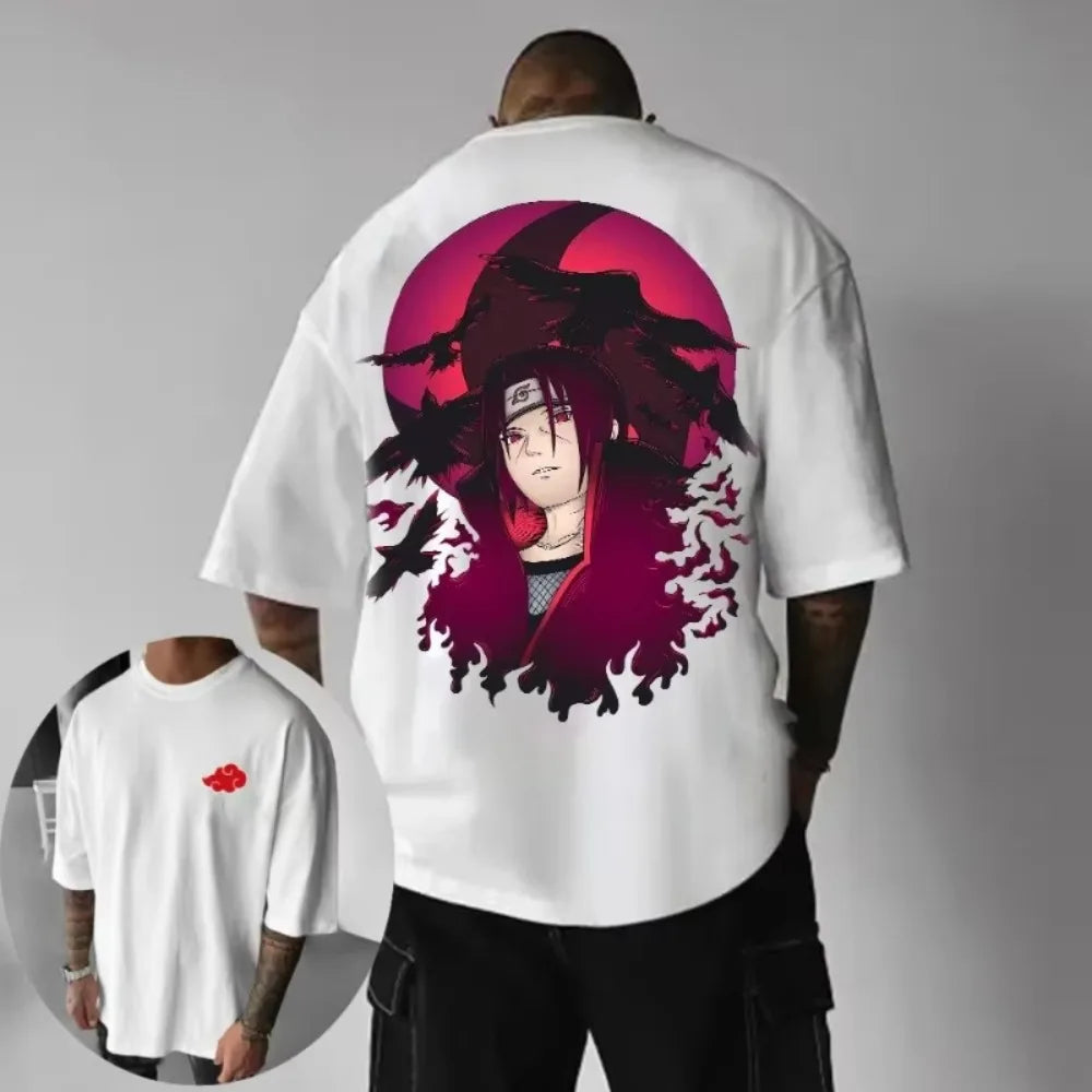 Naruto Uchiha Itachi T-Shirt - Japanese Anime Cotton Tee