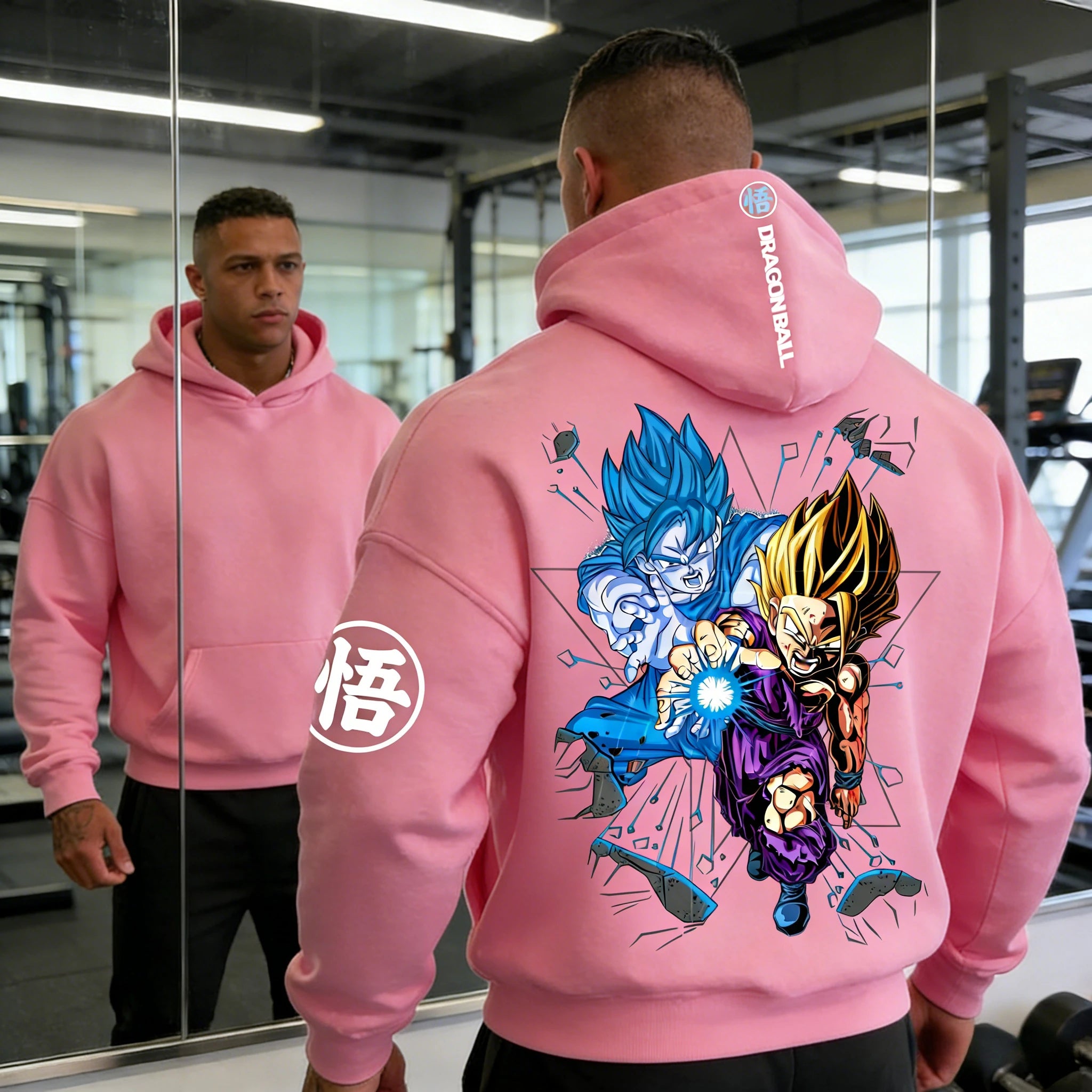 Dragon Ball Goku Gohan Hoodie - Father-Son Kamehameha