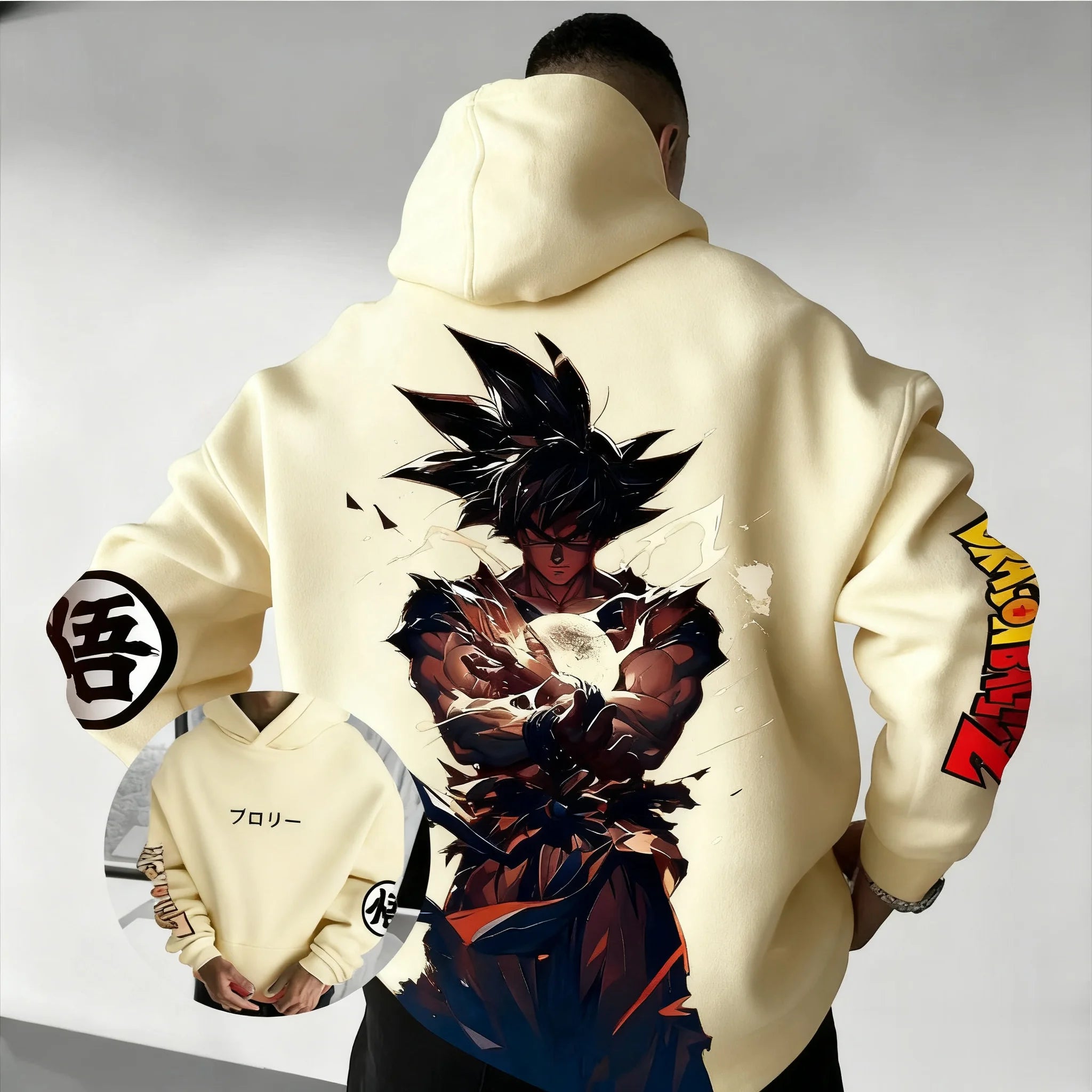 Dragon Ball Goku Hoodie - Oversized Vintage Y2K Jacket