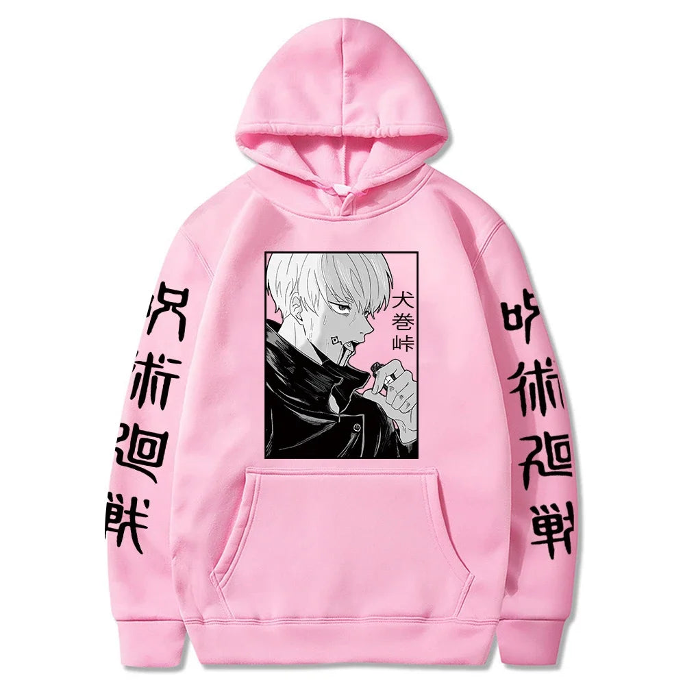 Jujutsu Kaisen Inumaki Toge Hoodie - Manga Fleece Pullover