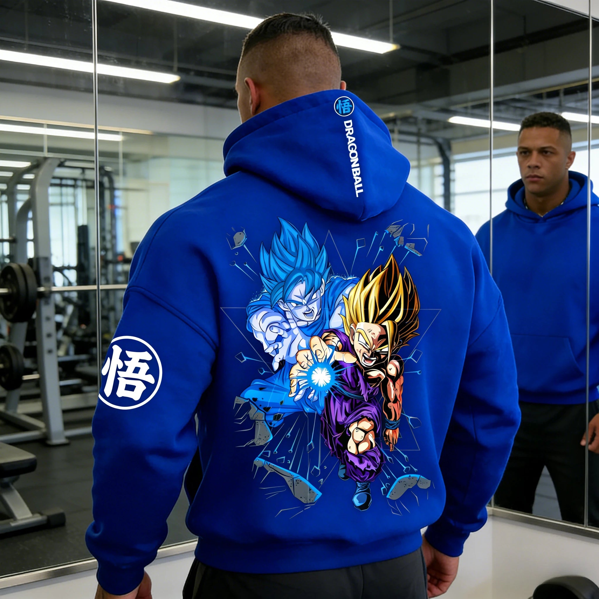 Dragon Ball Goku Gohan Hoodie - Father-Son Kamehameha
