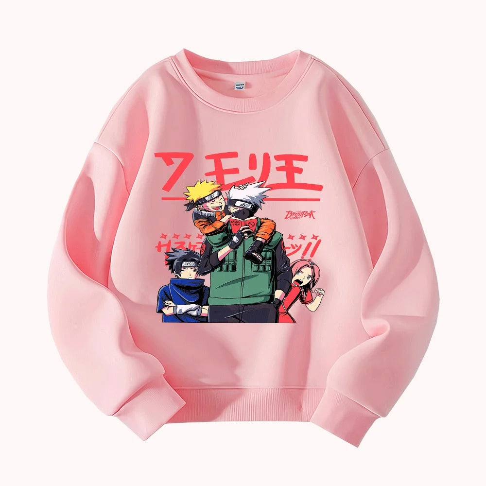 Naruto Team 7 Kids Hoodie - Kakashi Sasuke Sakura Sweatshirt