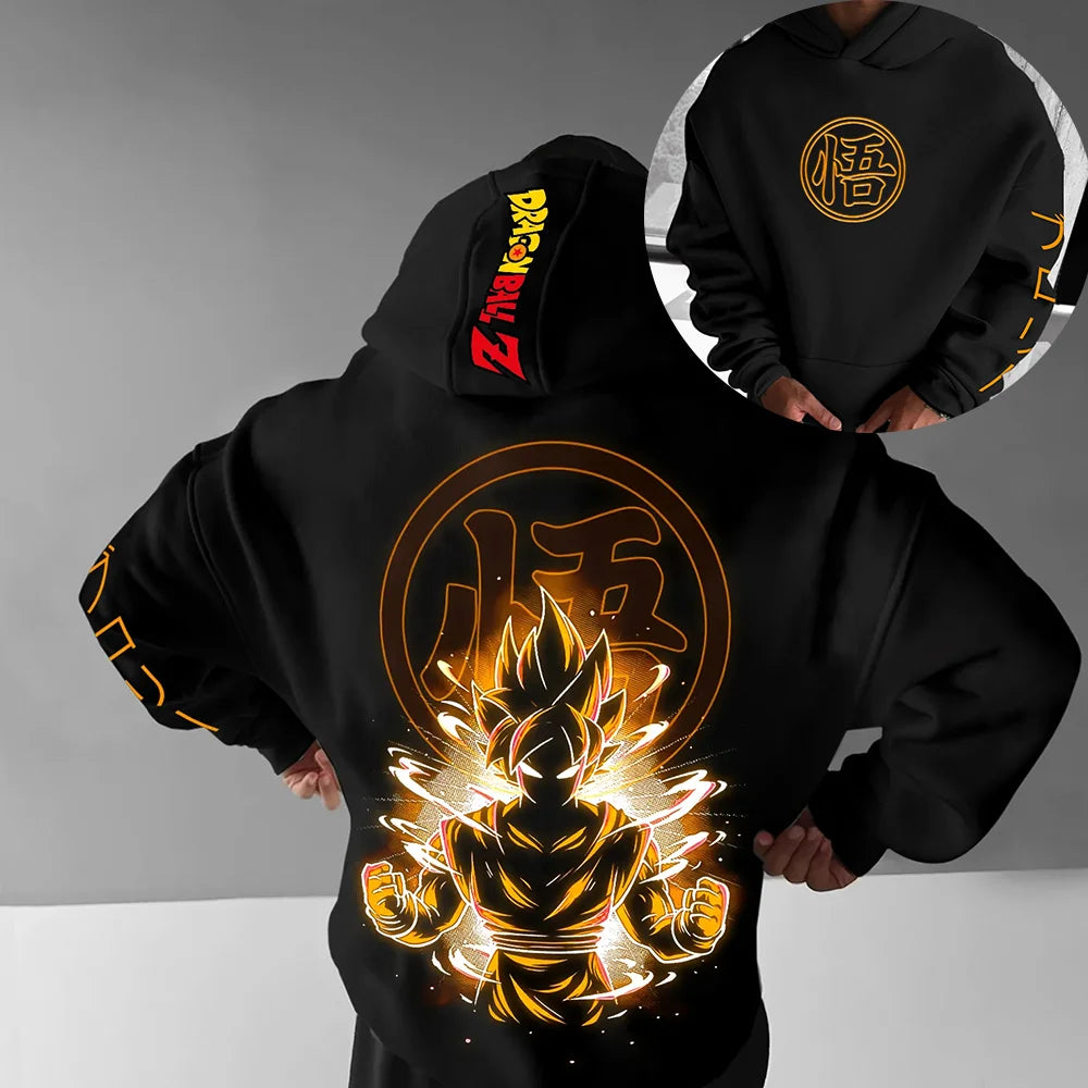 Dragon Ball Hoodie - Soft Stretch Cotton Warm Streetwear