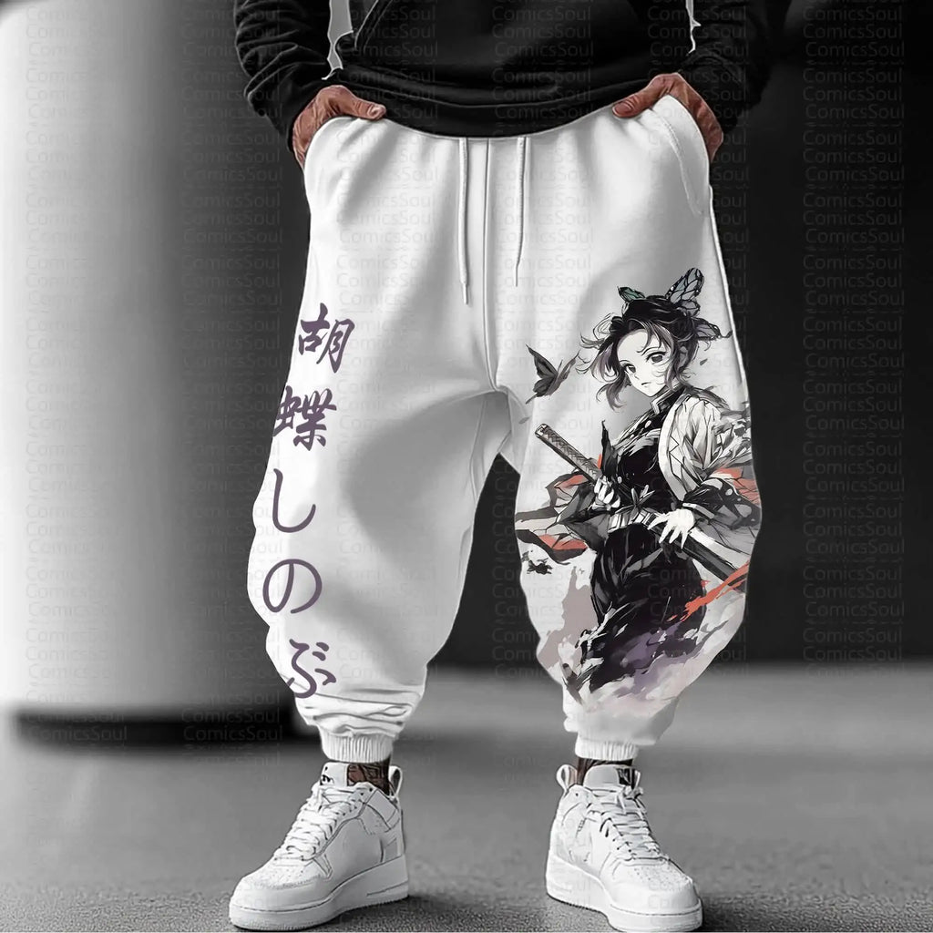 Demon Slayer Shinobu Kocho Hoodie Set - Purple Butterfly Theme