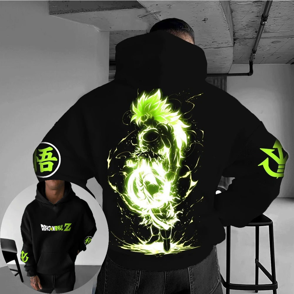 Dragon Ball Broly Hoodie - Anime Parent-Child Sweater