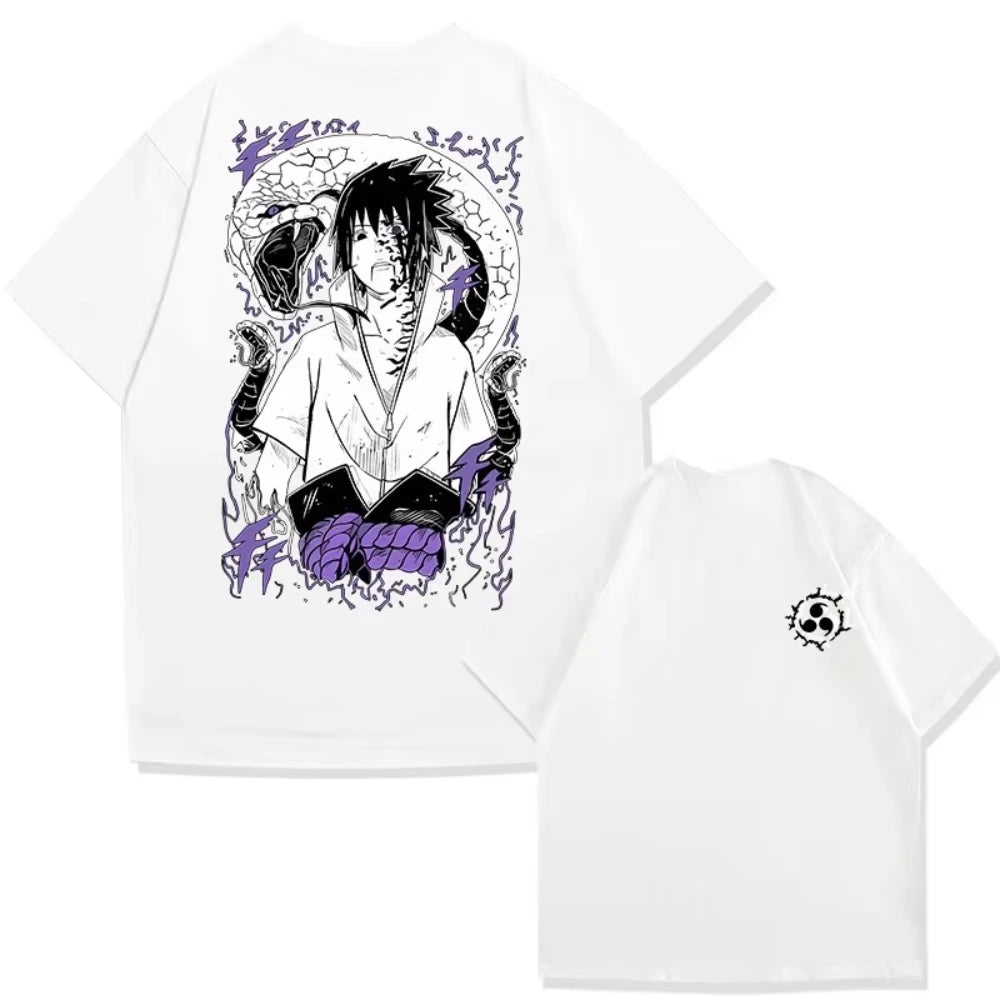Naruto Sasuke Curse Mark T-Shirt - Anime Streetwear