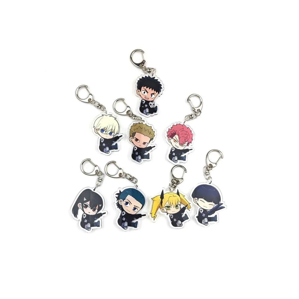 Kaiju No. 8 Acrylic Anime Pendant Keychains Holder Car Key Chain Key Ring Mobile Phone Bag Hanging Jewelry Gifts Accessories