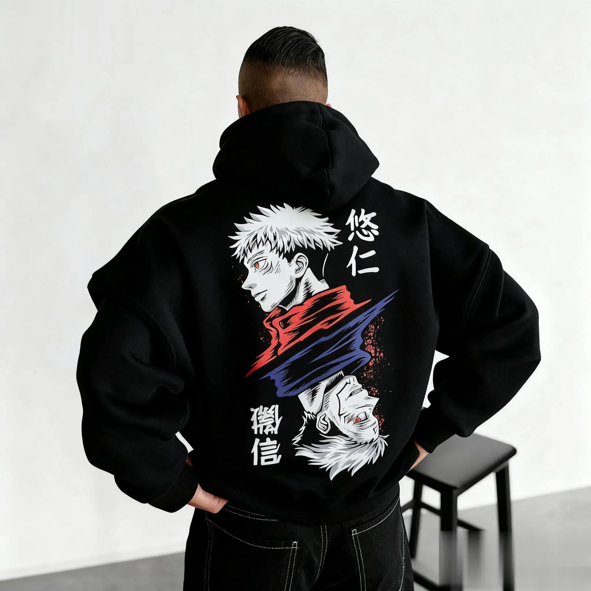 Jujutsu Kaisen Anime Hoodie - Oversized Streetwear Pullover