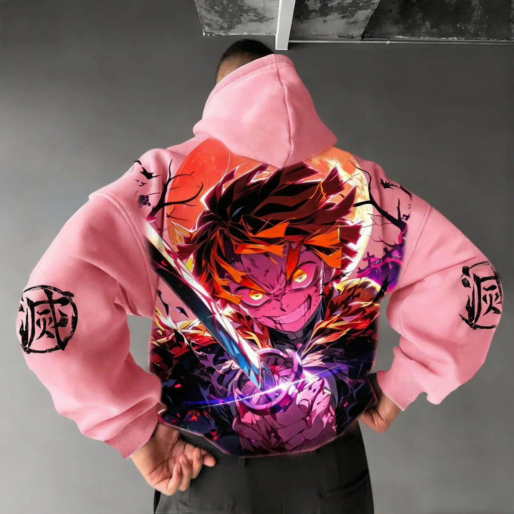 Demon Slayer Tanjiro Hoodie - Halloween Parent-Child Top