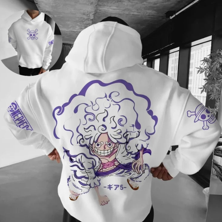 One Piece Anime Hoodie - Loose Oversized Streetwear