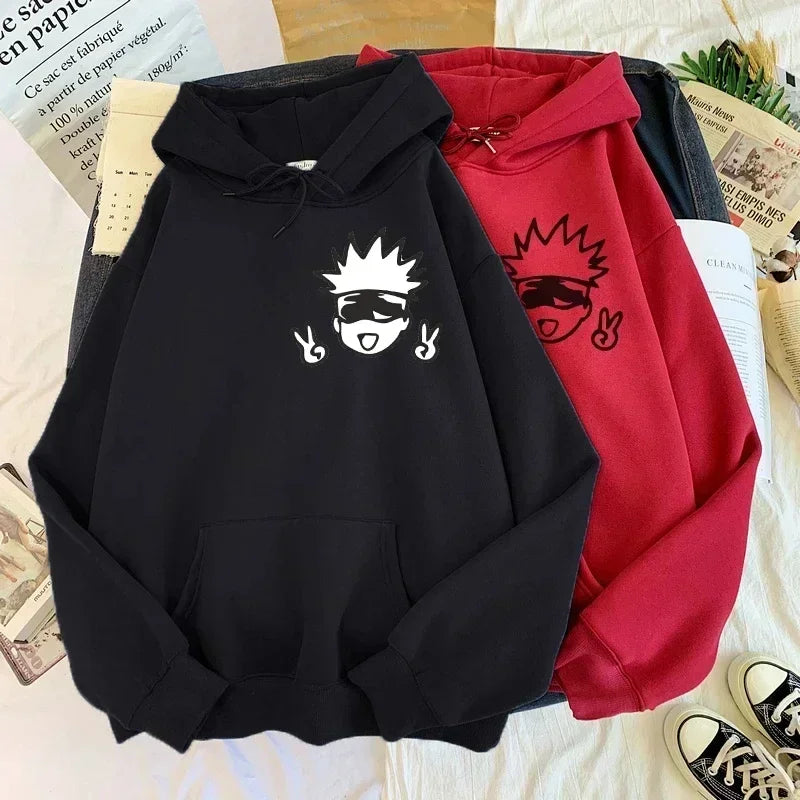 Jujutsu Kaisen Gojo Satoru Hoodie - Oversized Kawaii