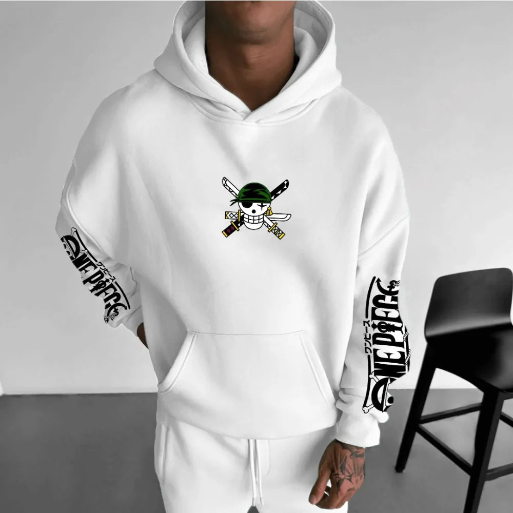 One Piece Roronoa Zoro Hoodie - Hip Hop Parent-Child Wear