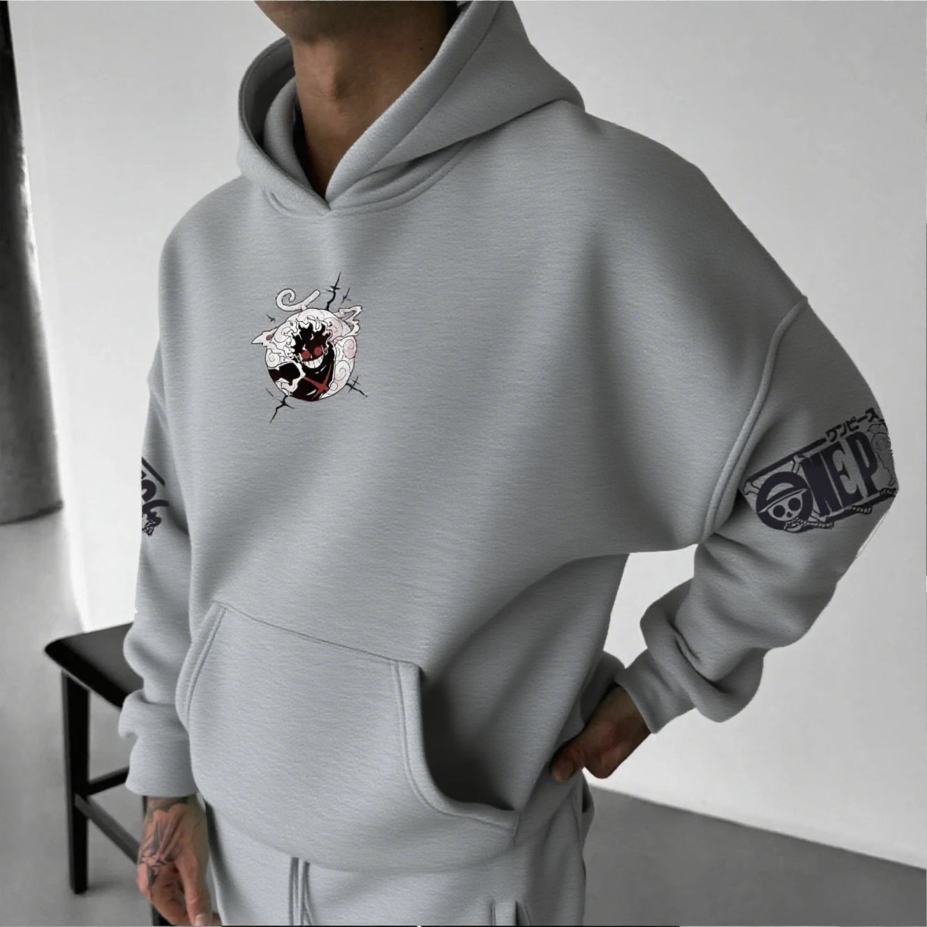 One Piece Luffy Gear 5 Nika Hoodie - Cosplay Streetwear