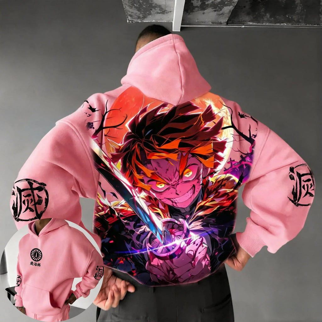Demon Slayer Tanjiro Hoodie - Halloween Parent-Child Top