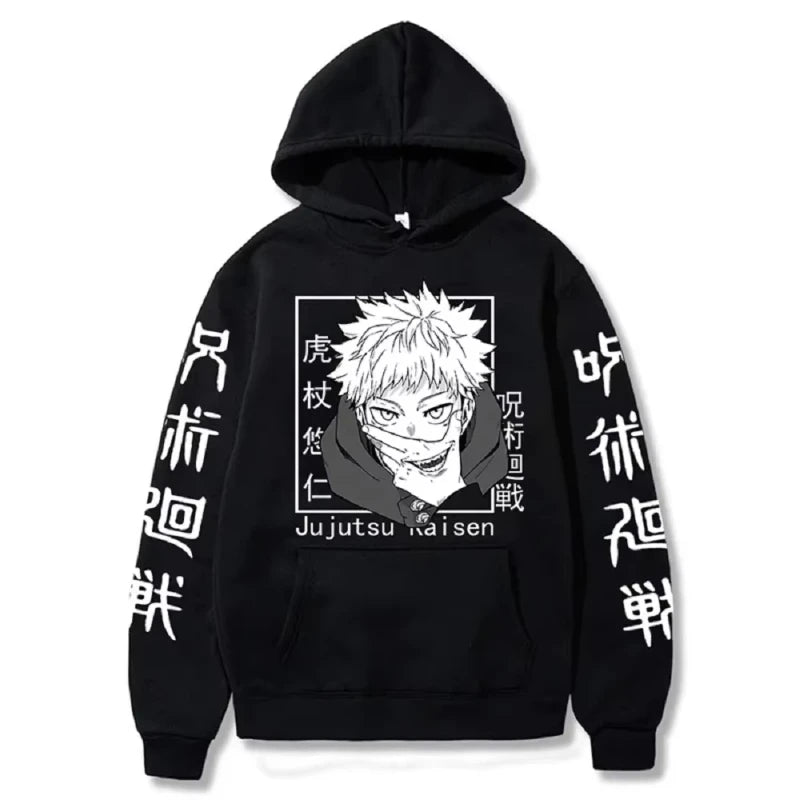 Jujutsu Kaisen Yuji Itadori Hoodie - Harajuku Streetwear