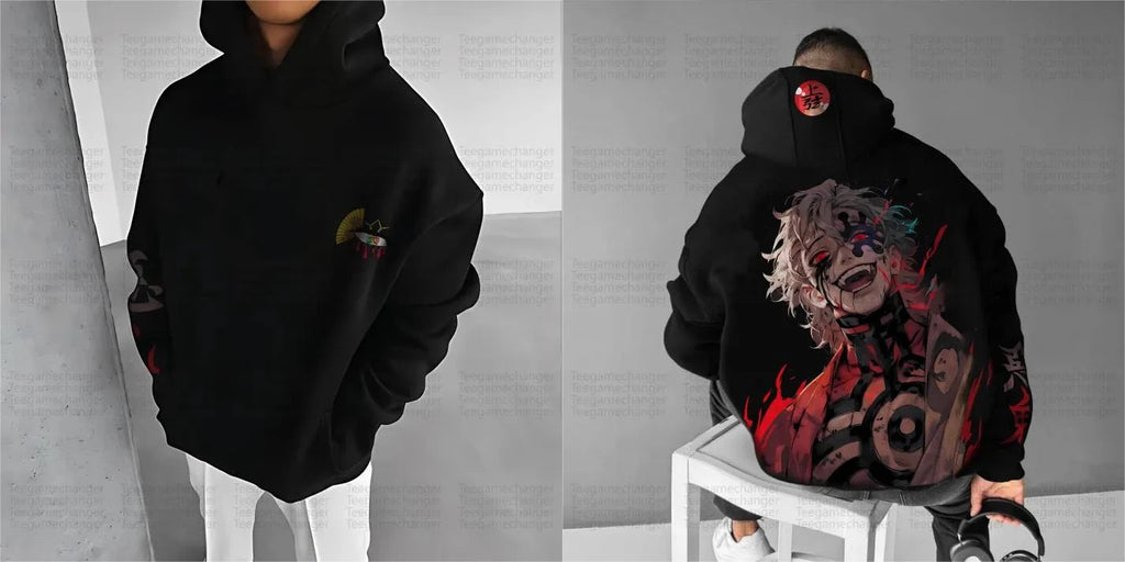 Demon Slayer Hoodie - Street Snap Fleece Lined Plus Size