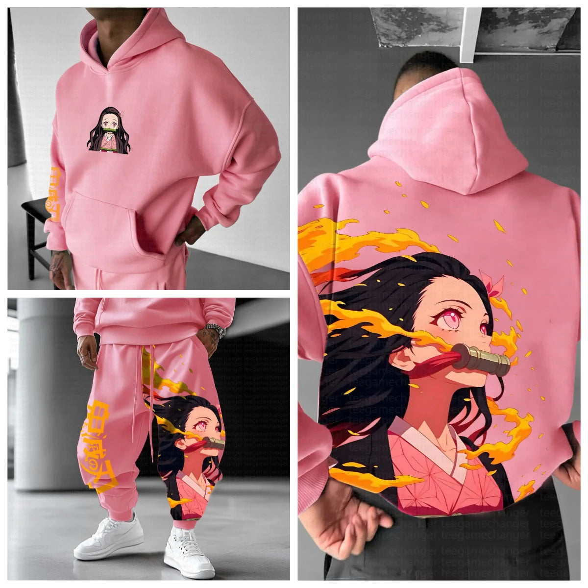 Demon Slayer Bandai Hoodie - Cotton Graphic Pullover for Fans