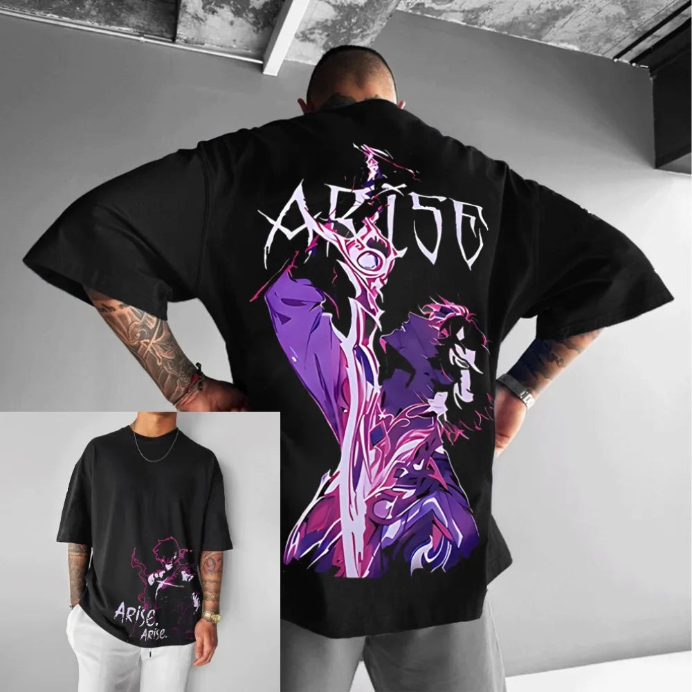 Solo Leveling Arise Oversized T-Shirt - Y2K Cotton Tee