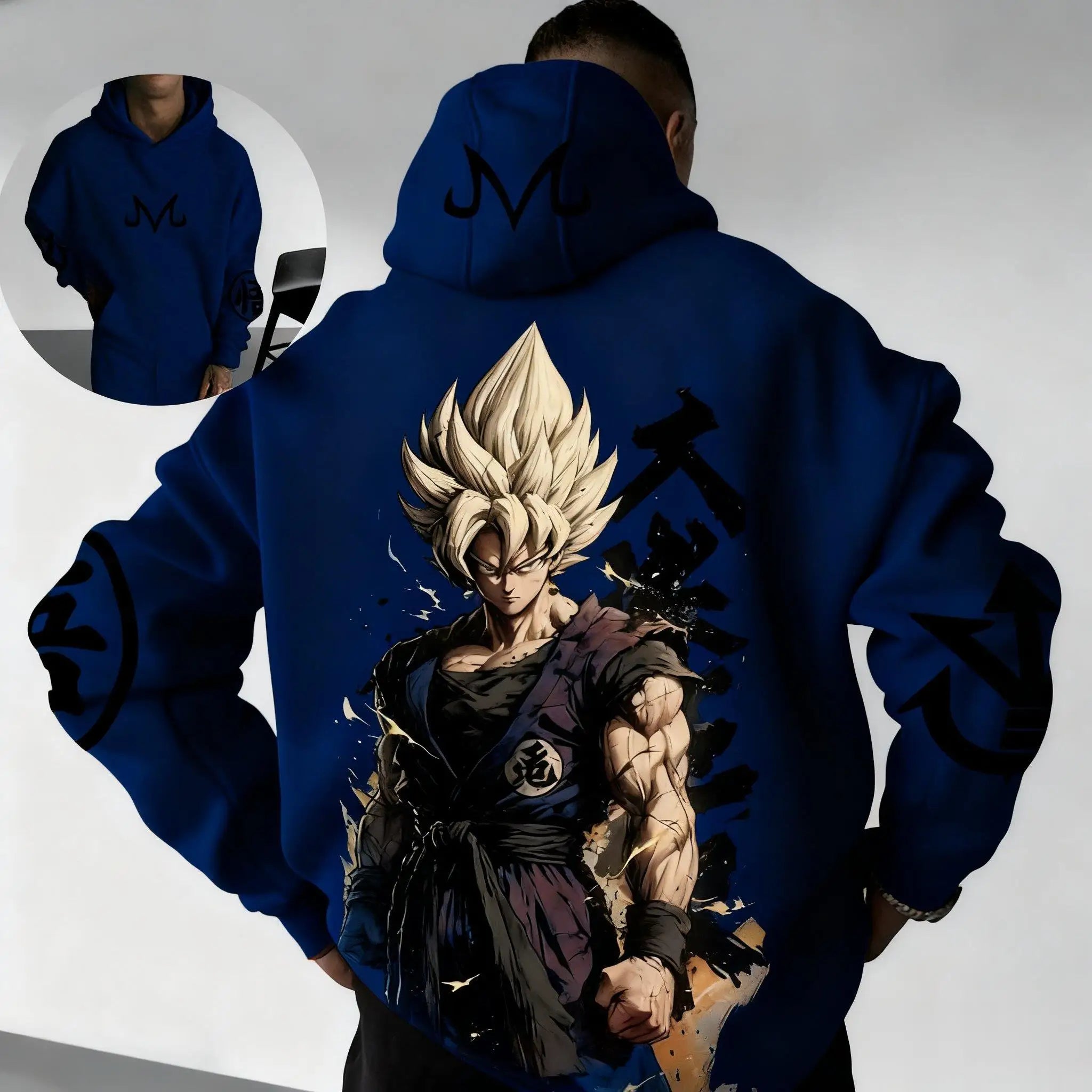 Dragon Ball Z Goku Super Saiyan Hoodie - Y2K Oversized
